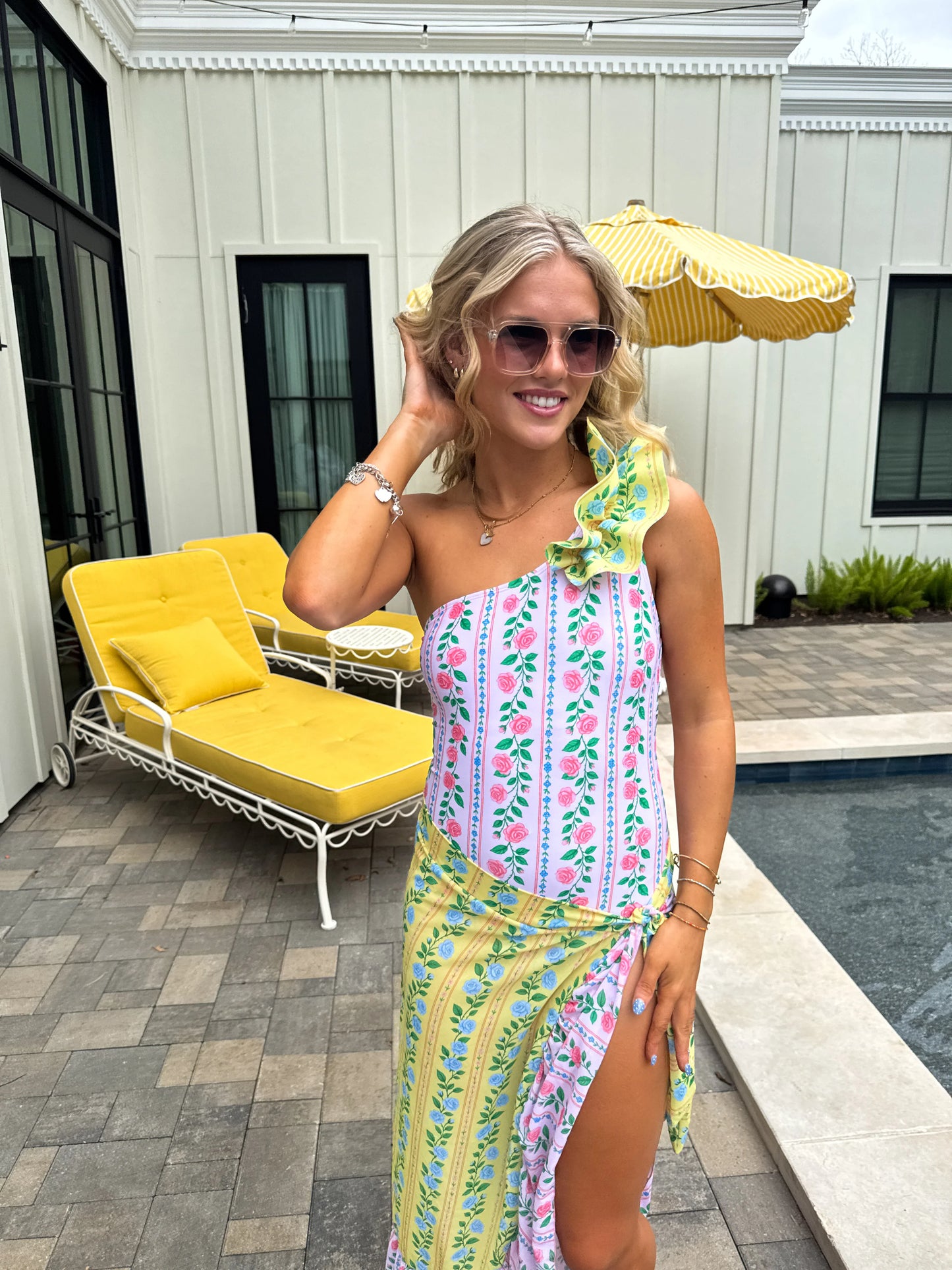 Vintage Rose Vine Swim + Matching Skirt