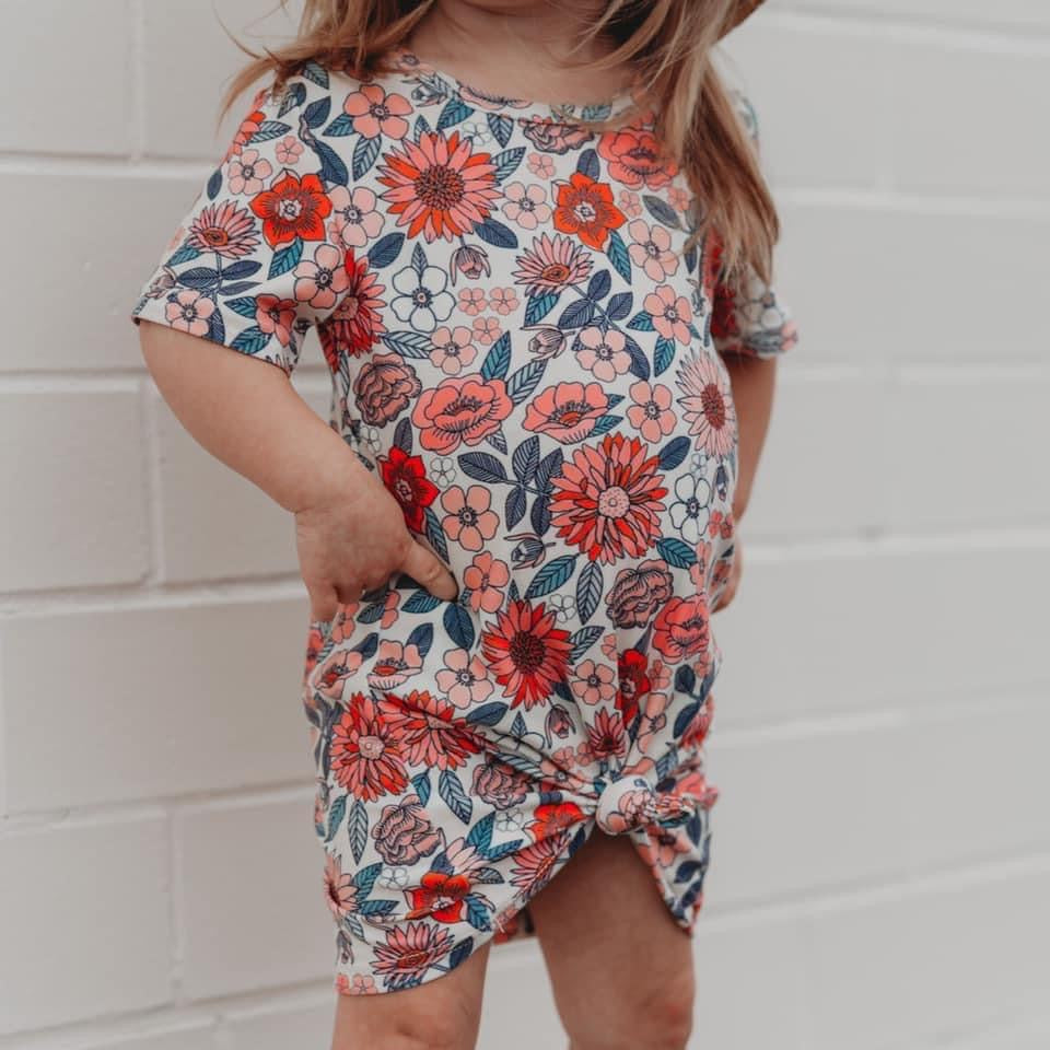 Floral T-Shirt Dress