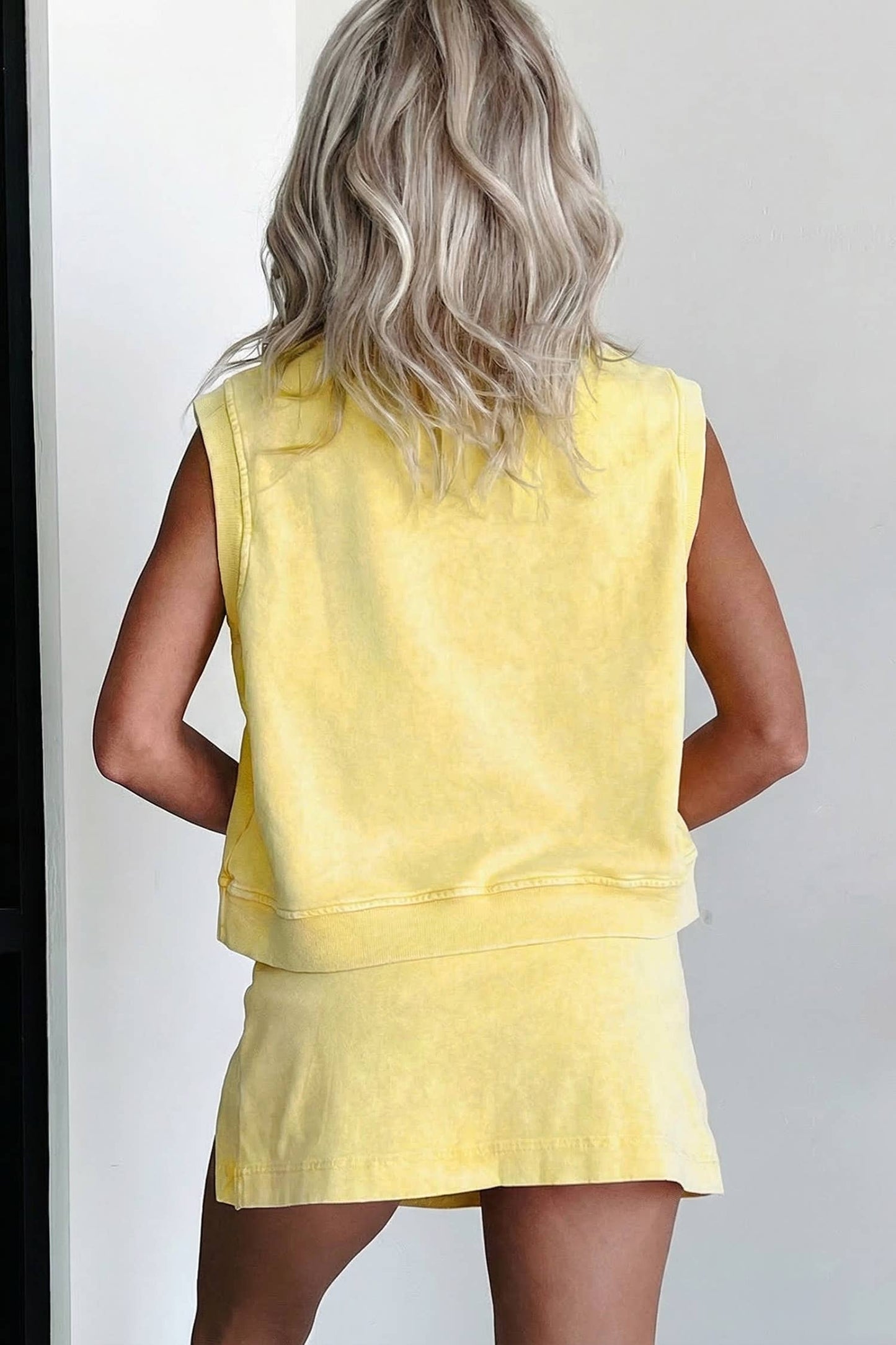 Shelby Vintage Wash Cotton Tank + Skort Set