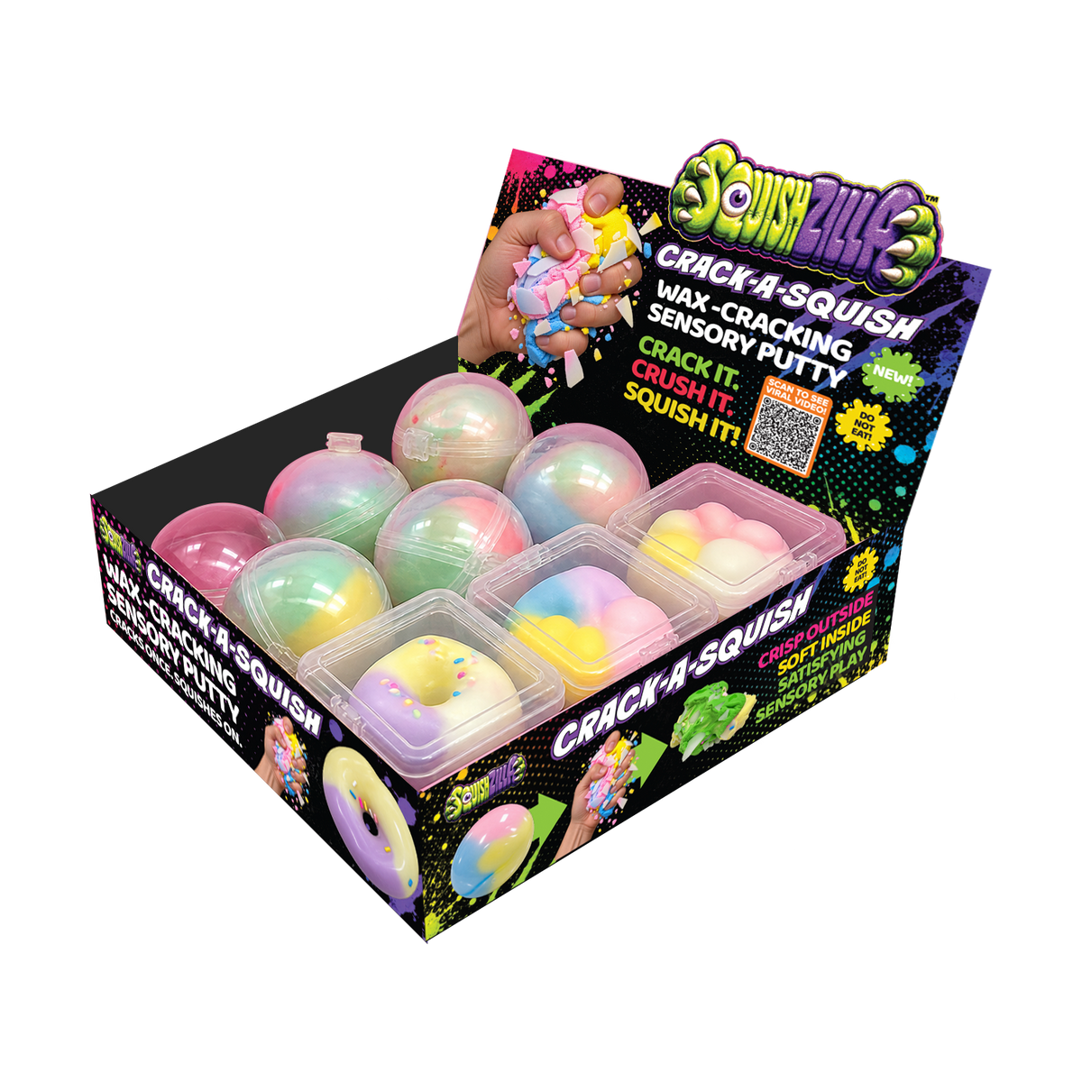 Wax-Cracking Sensory Colorful Putty