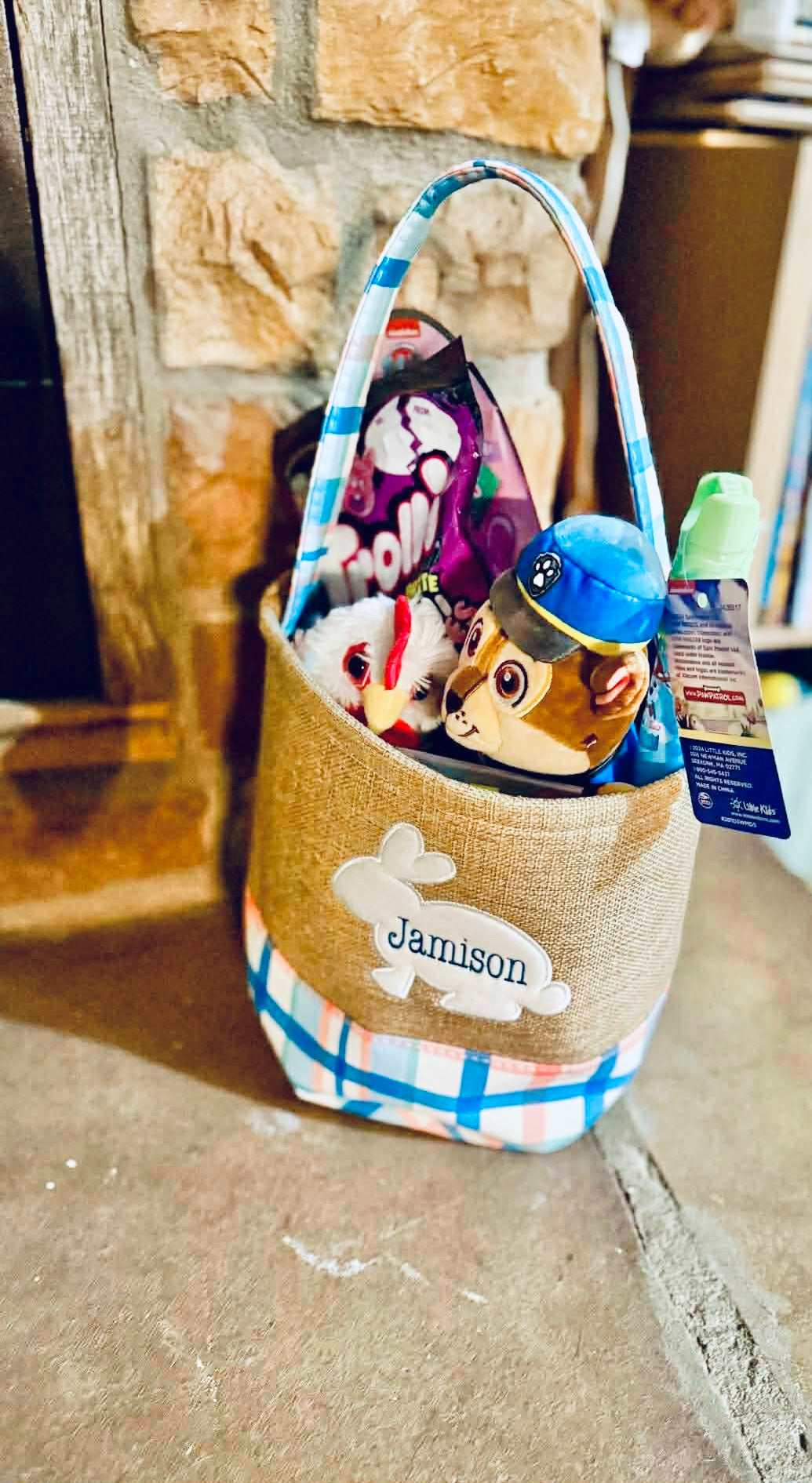 Custom Embroidered Easter Baskets PREO