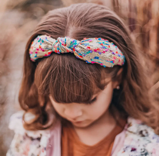 Shimmer Knotted Headband