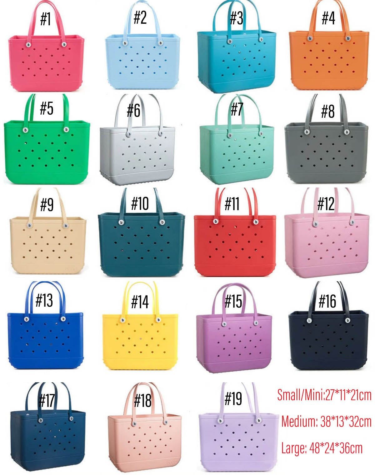 Solid Color On The Go Beach Bag PreO