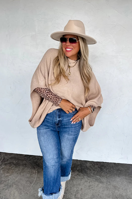Priscilla Pullover Poncho Top PreO