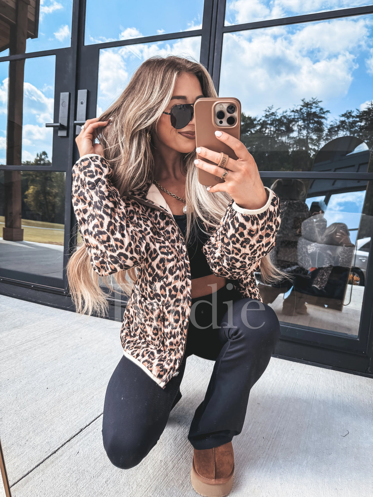 Caroline Cozy Cloud Leopard Puffer Jacket