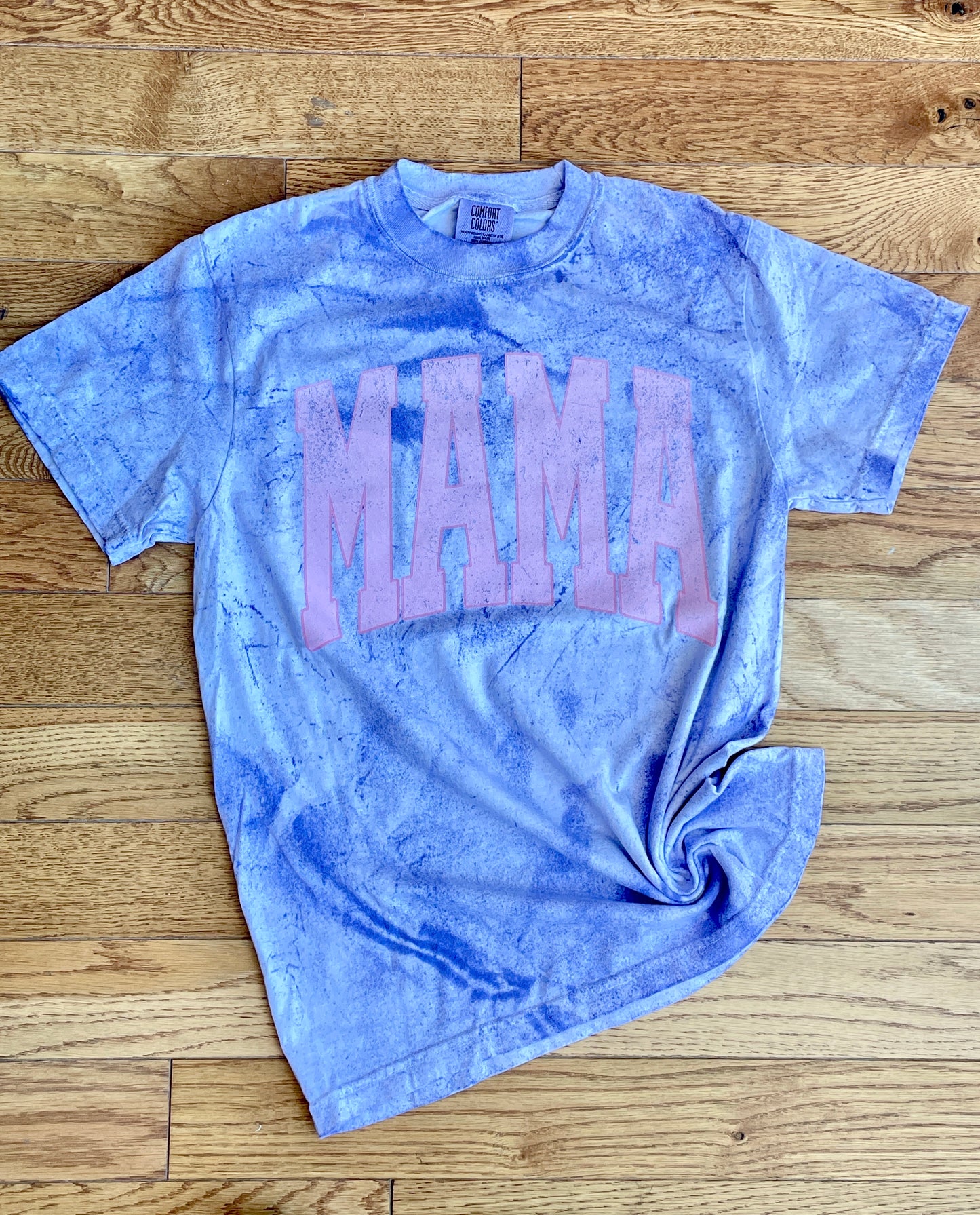 Mama Purple Comfort Color Colorblast Tee