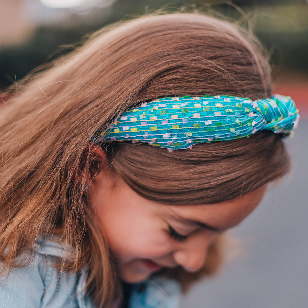 Kids Knotted Confetti Headband
