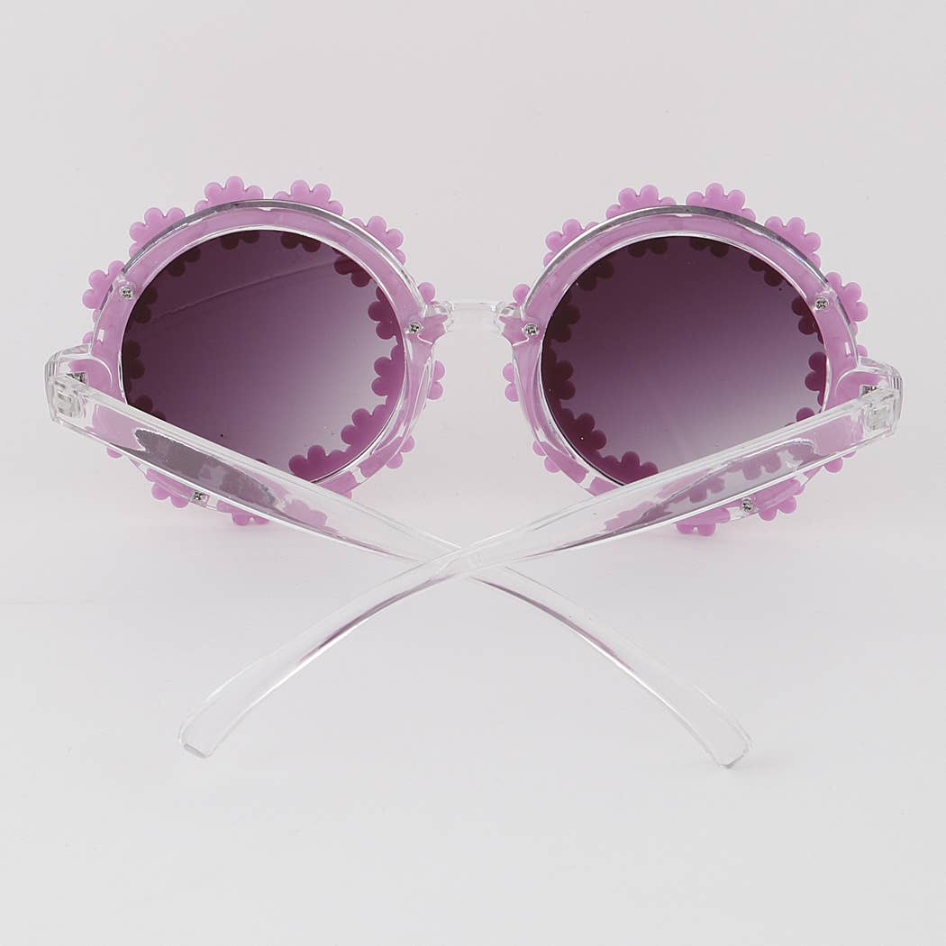 Girlie Retro Flower Sunglasses