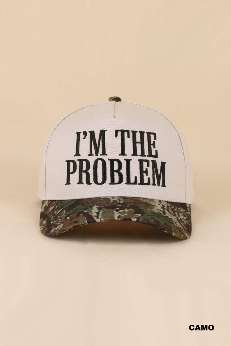 I'm The Problem Two Tone Snapback Hat