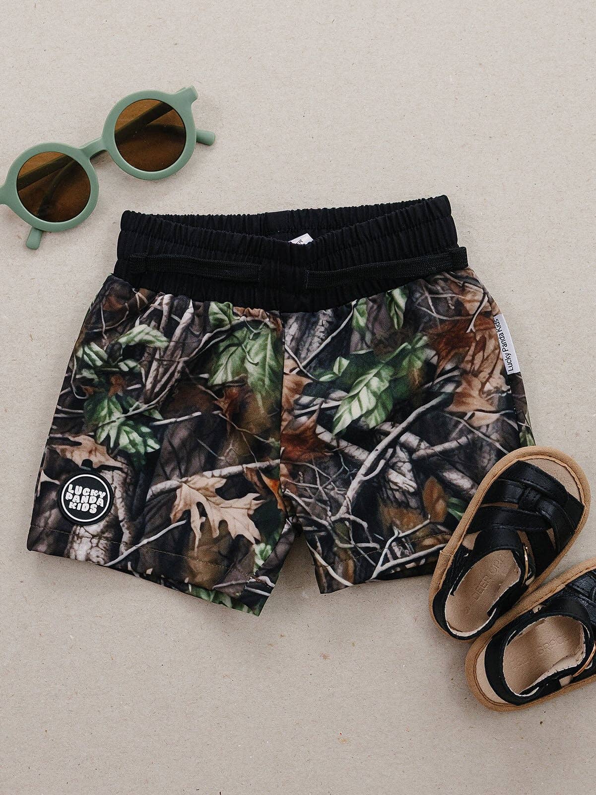Colter Camo Dark Swim Trunks