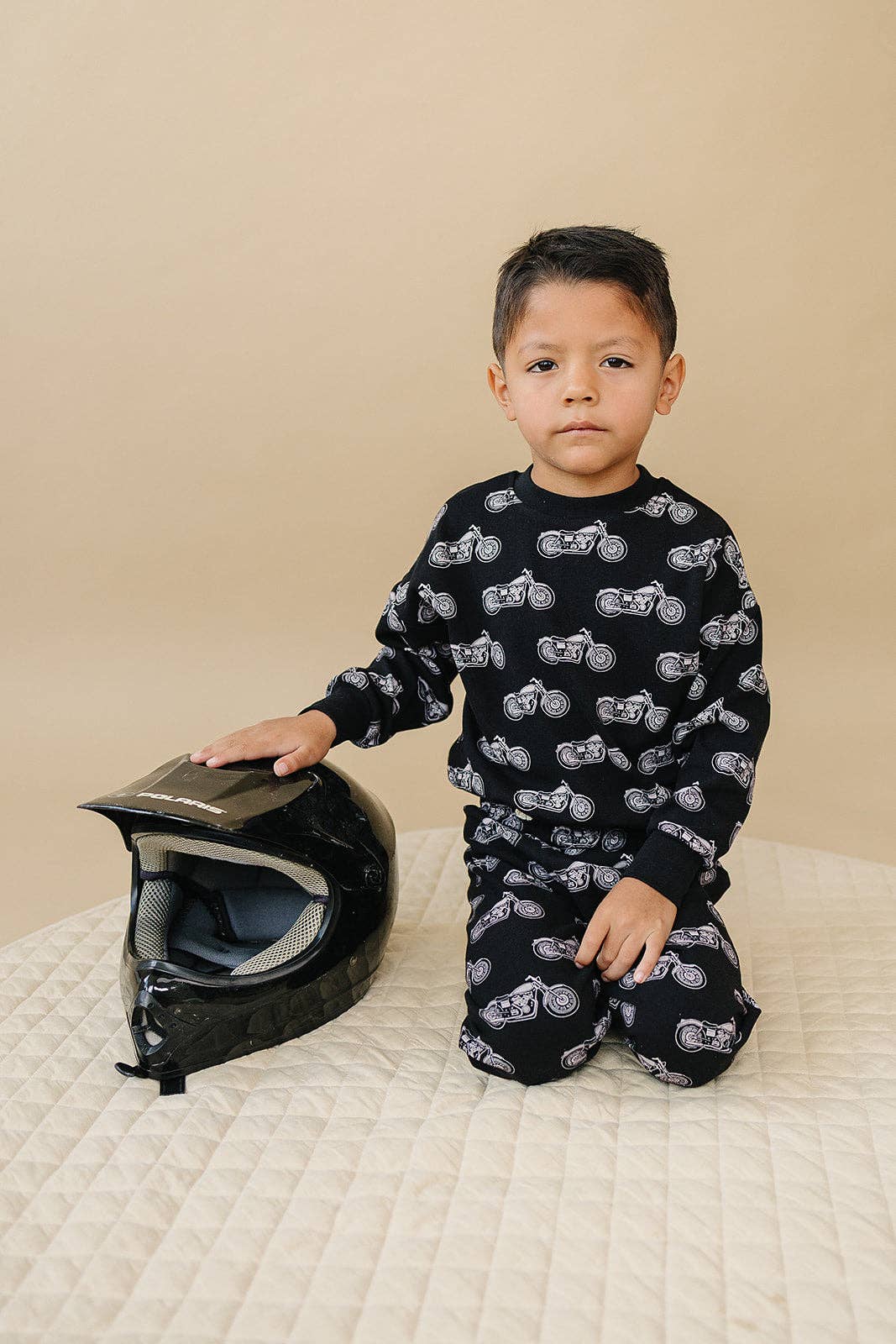 Born to Ride Black Jogger Set
