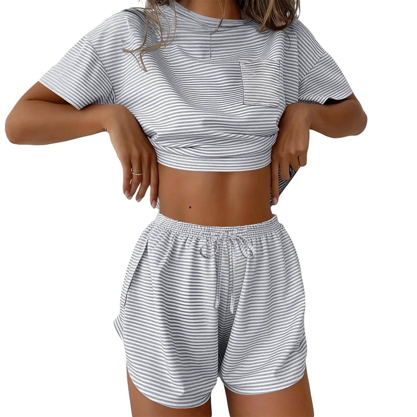 Sabrina Stripe Lounge Set