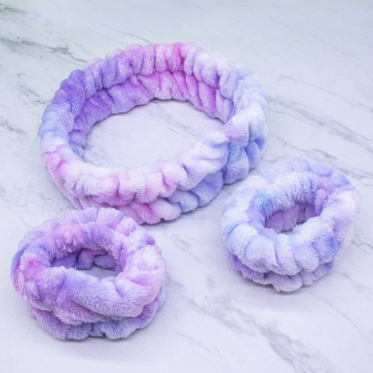 Self Care Spa Headband & Wristband Set