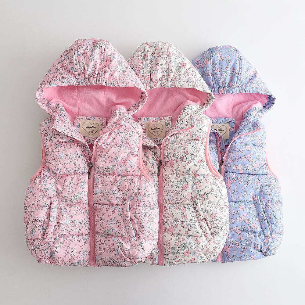 Lolo Floral Puffer Vest PreO