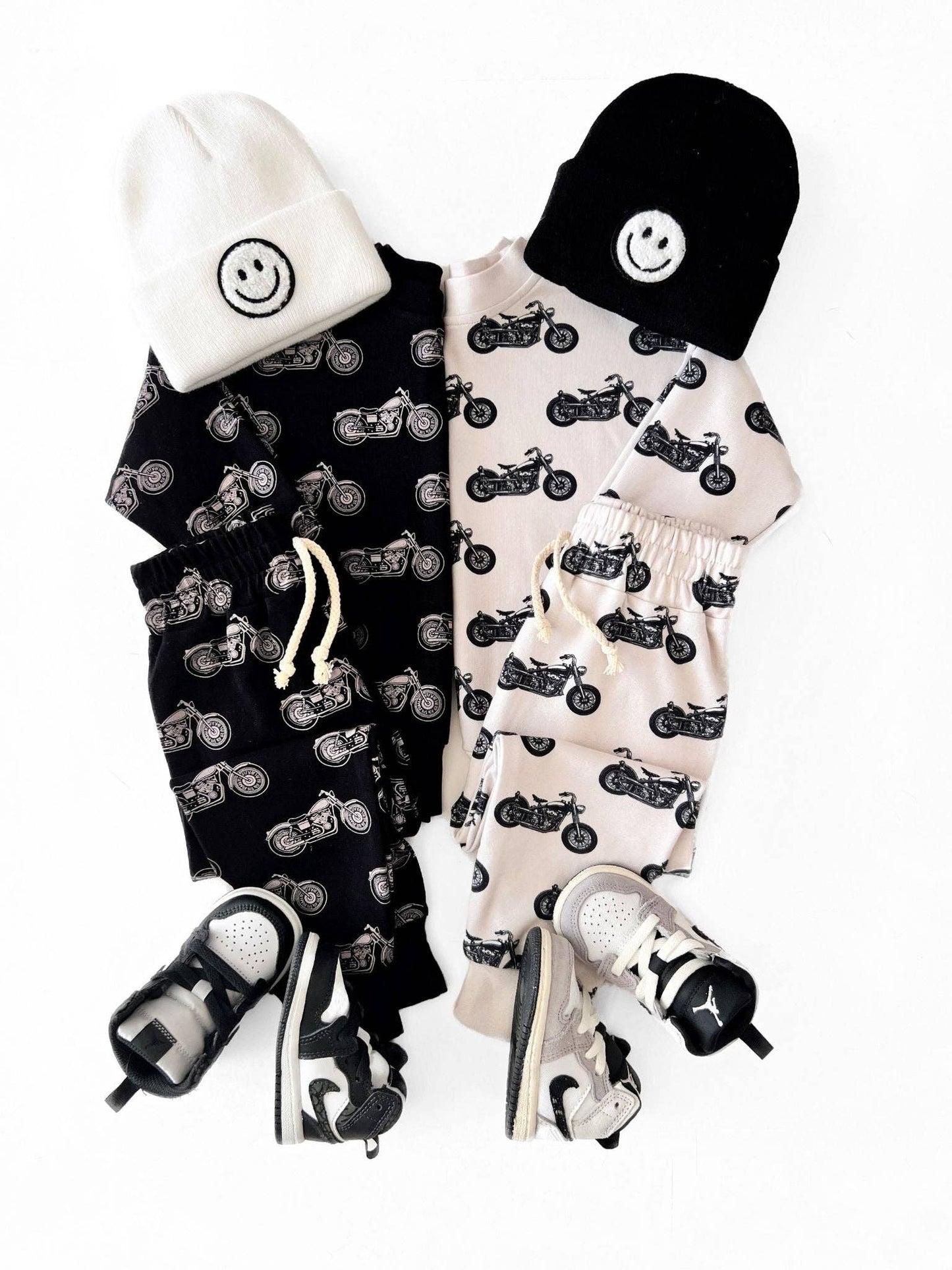 Born to Ride Black Jogger Set