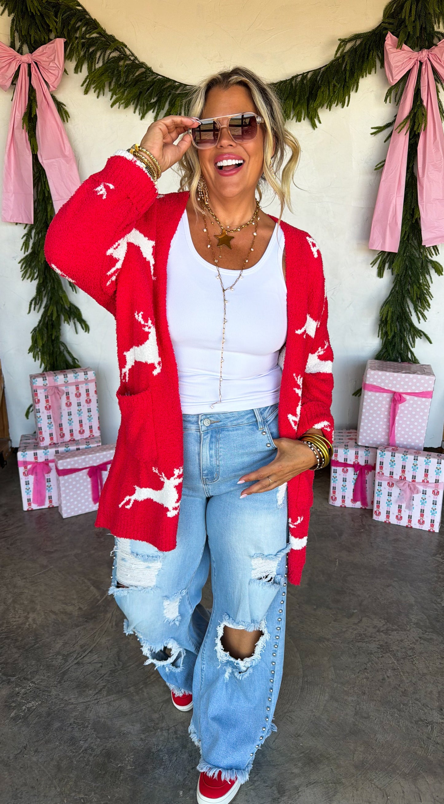 Cozy Christmas Luce Cloud Cardigan PREO