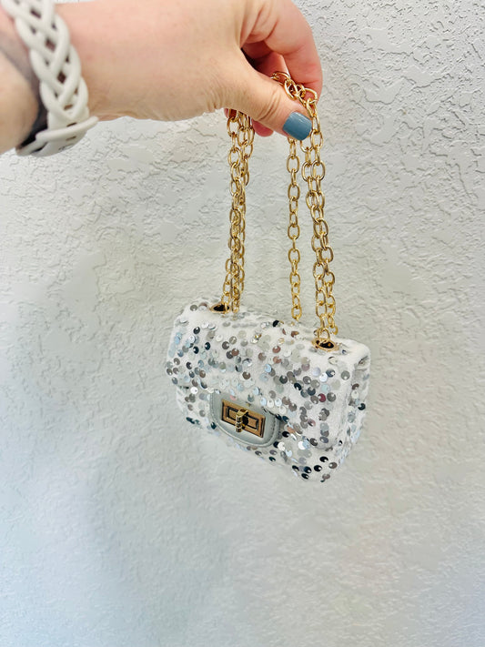 Sarah Sequin Mini Purse