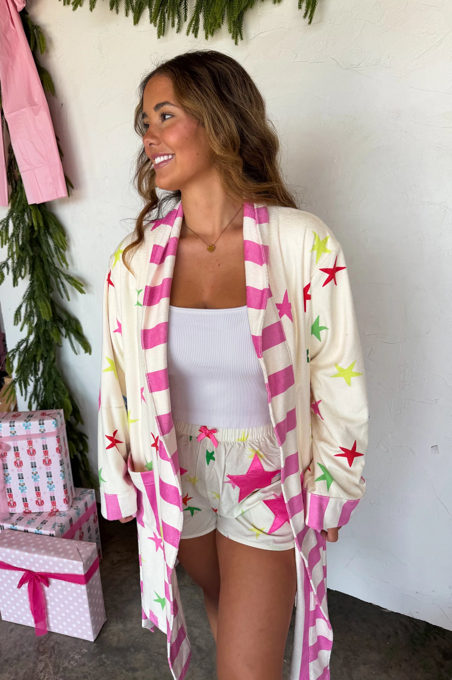 All Stars Christmas White Boxer Shorts PREO