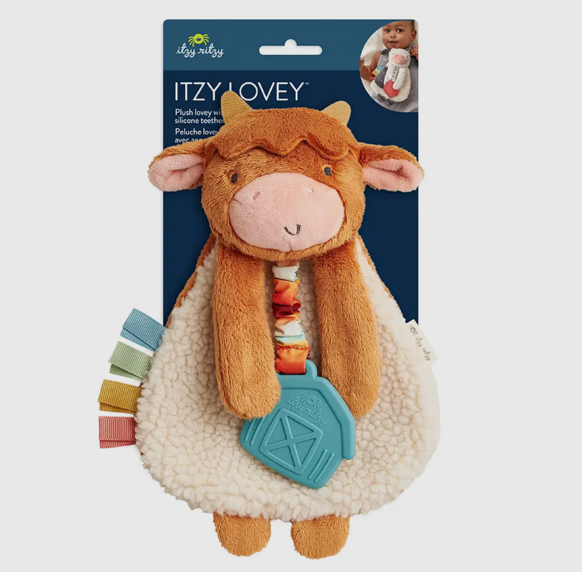 Highland Cow Itzy Friends Lovey™ Plush RTS