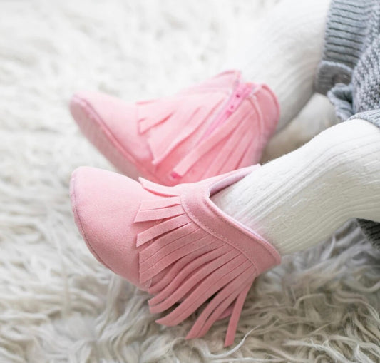 Ellie Fringe Bootie Shoe RTS