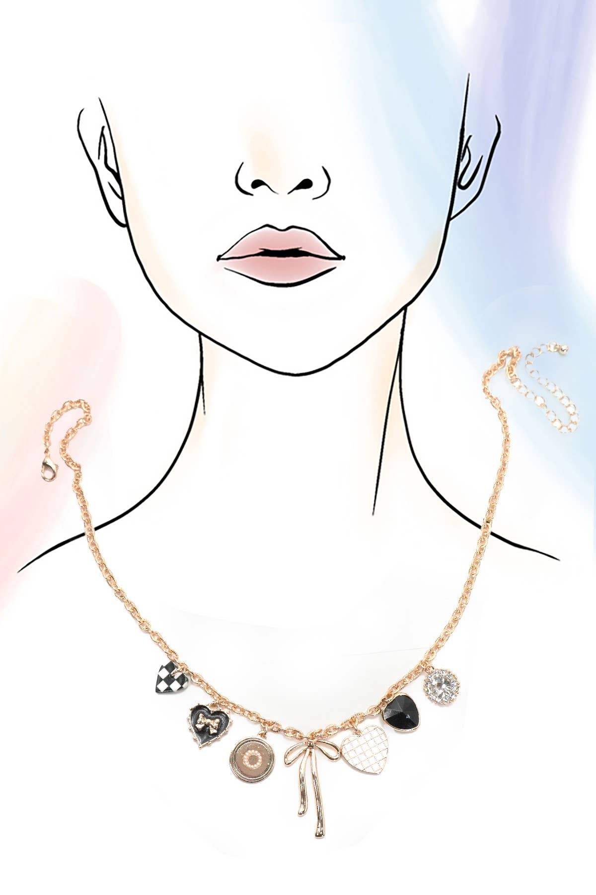 Edgy Charm Necklace