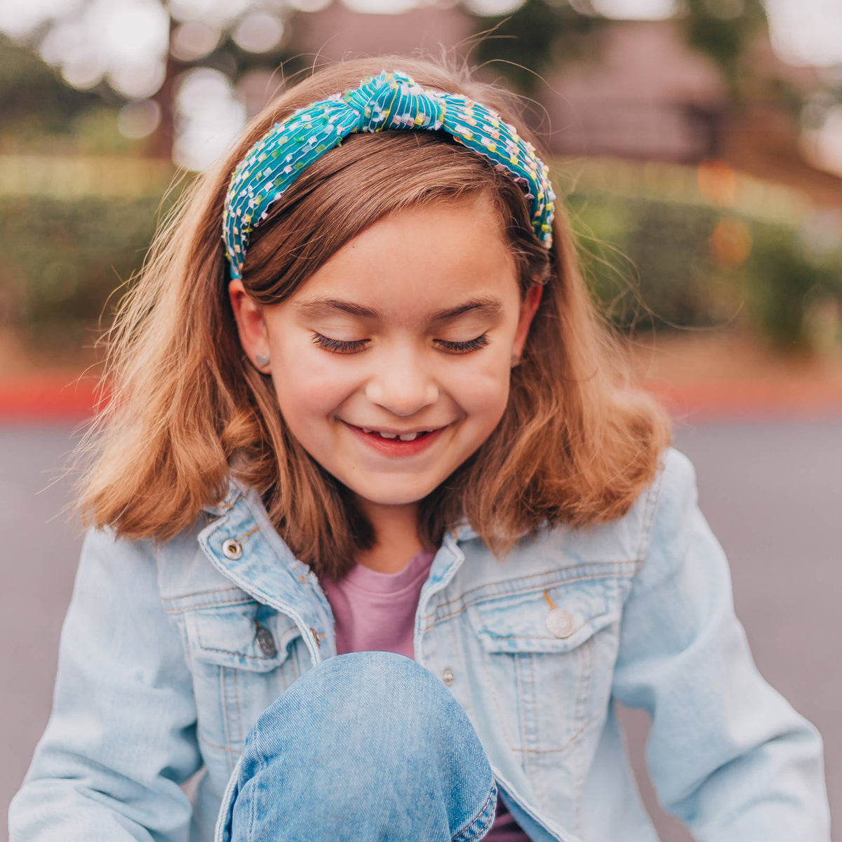 Kids Knotted Confetti Headband