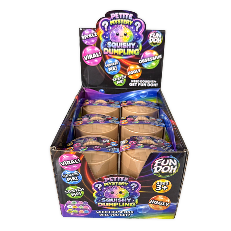 Fun Doh Petite 2.5-Inch Mystery Dumpling Squishy