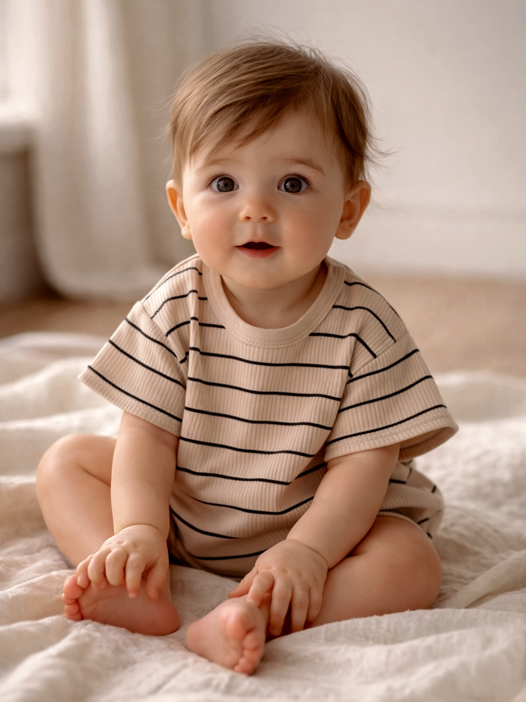 Jett Striped T-Shirt Bubble