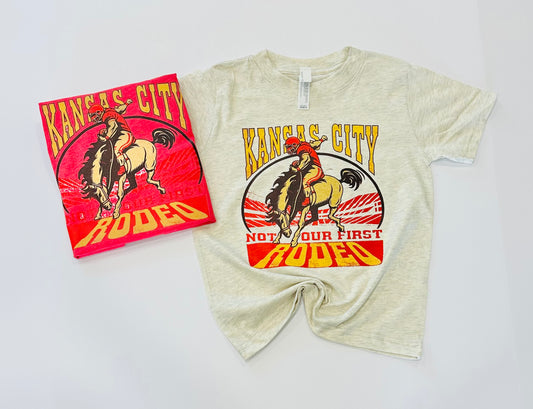 Kansas City Not Our First Rodeo Tee - Adult