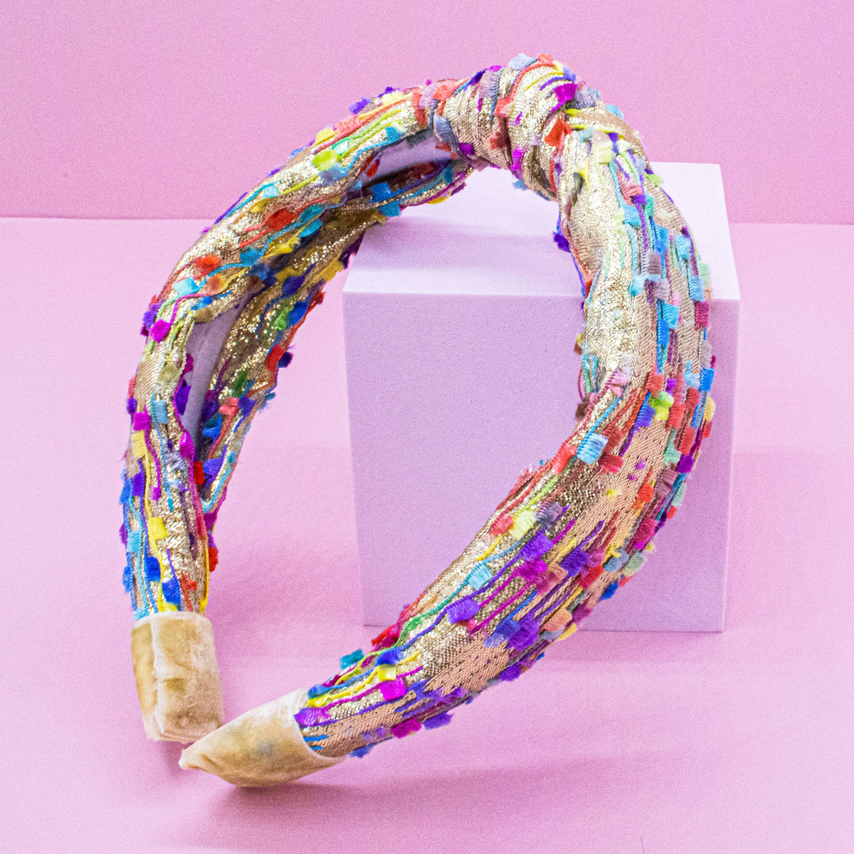 Kids Knotted Confetti Headband
