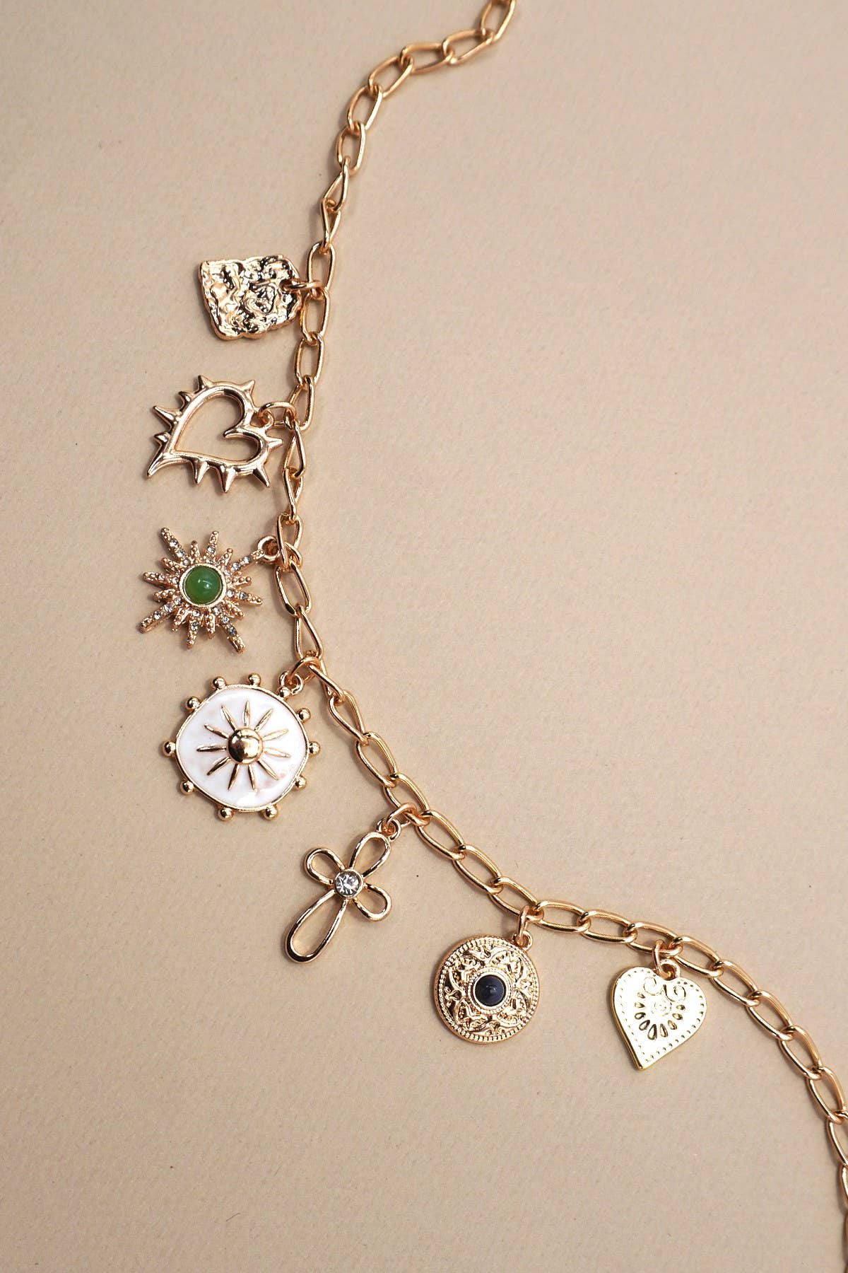 Sunny Faith Charm Necklace