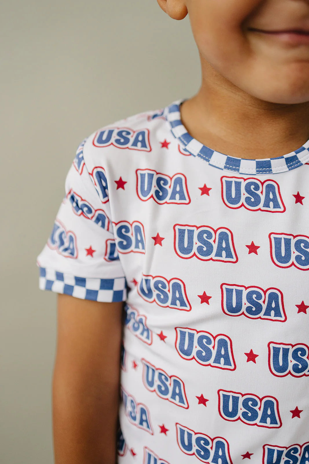 Bamboo USA 2-pc Short Set