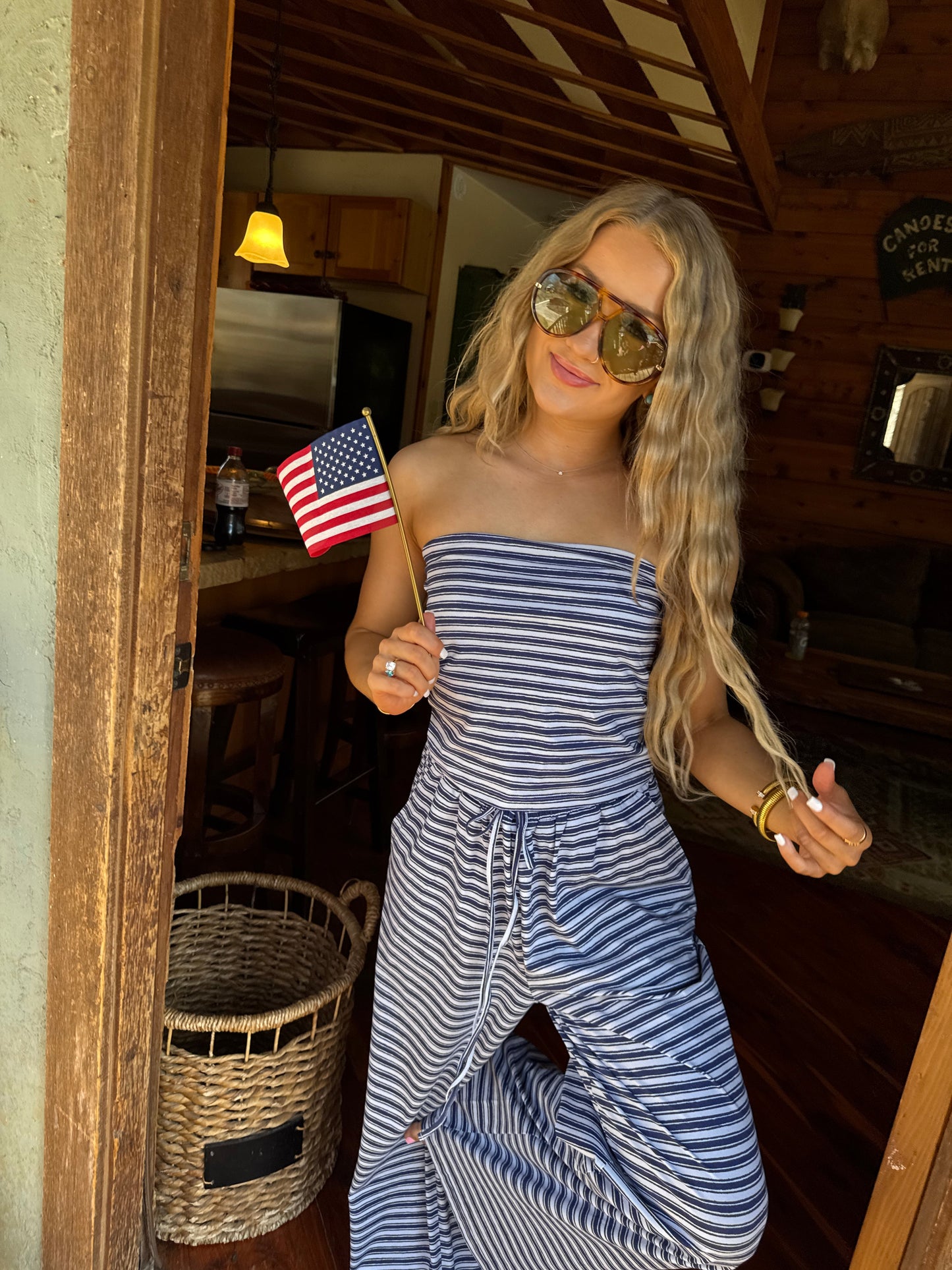 All American Babe Stripe Set