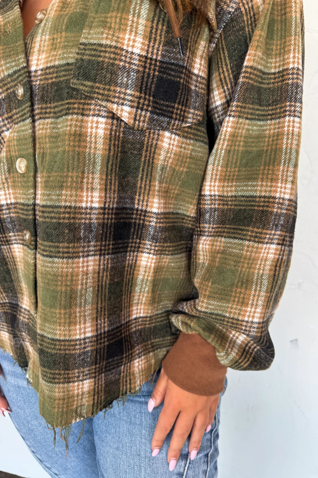Mountain Morning Plaid Shacket