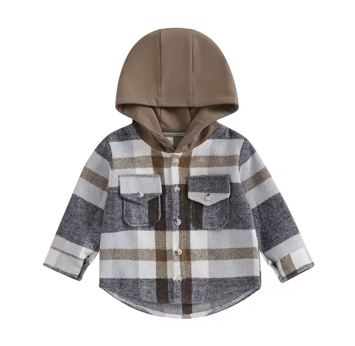 Liam Hooded Flannel RTS