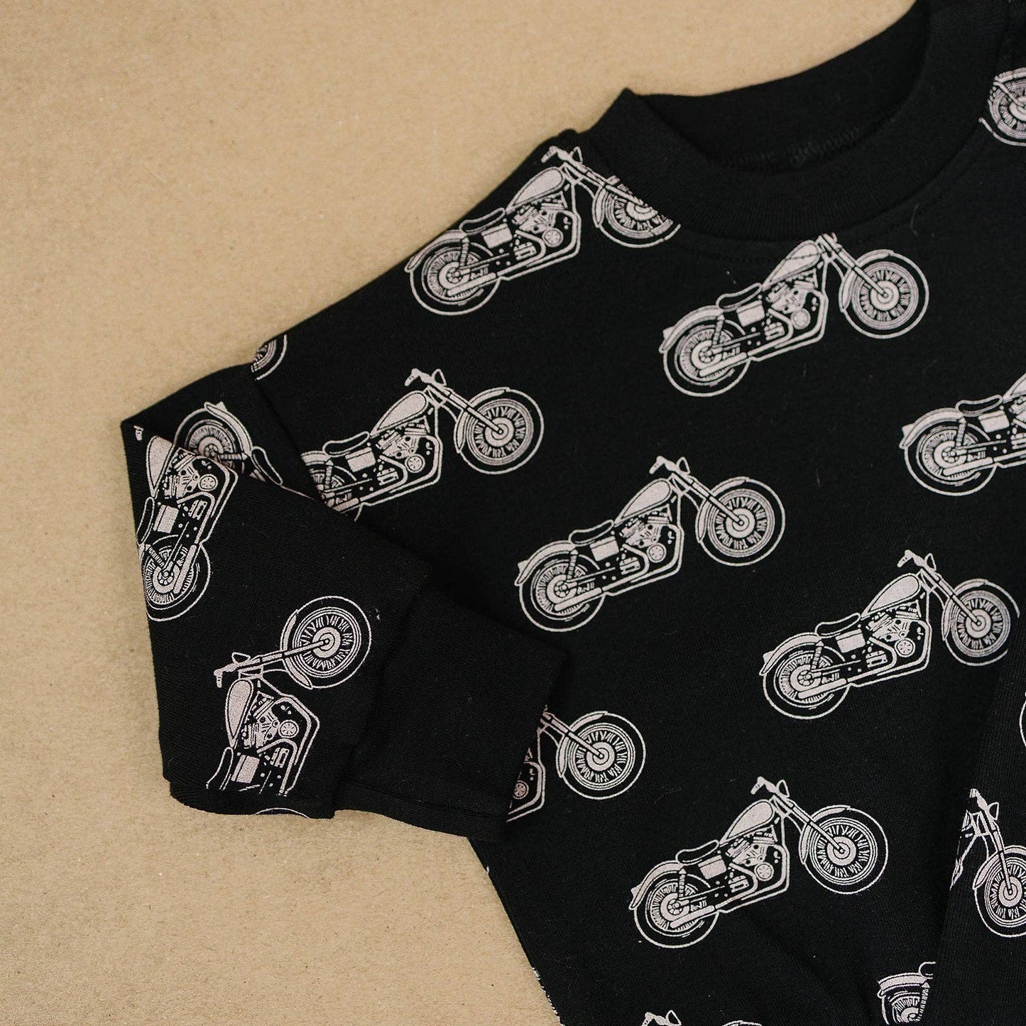 Born to Ride Black Jogger Set