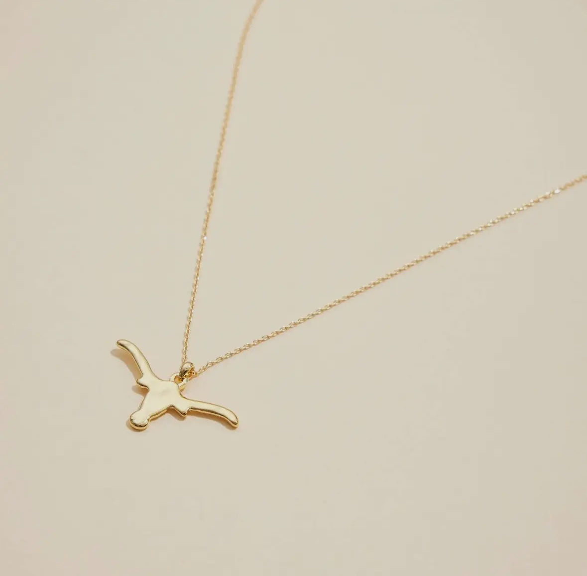 Longhorn 18k Dipped Necklace RTS
