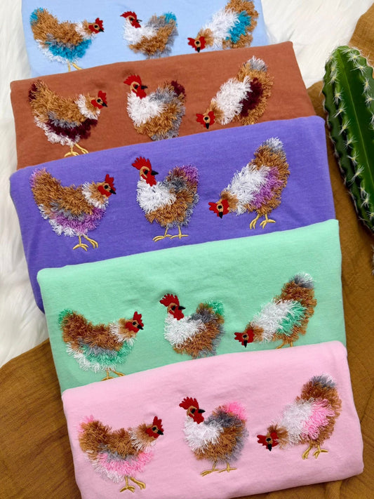 Shreddie Embroidered Chicken Tee PreO