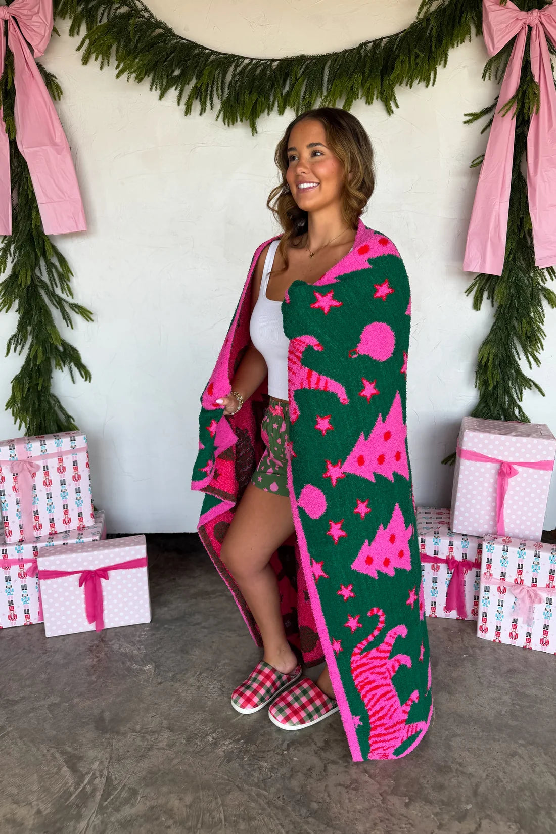 Wild Jungle Bells Luxe Throw PREO