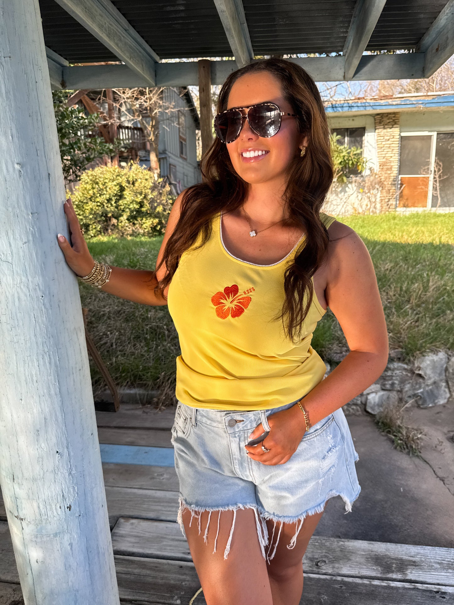Hawaiian Tropic Ribbed Tank