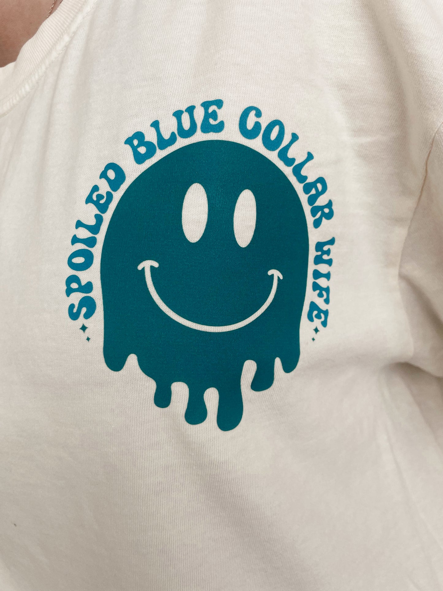 Spoiled Blue Collar Wife Tee (Pink, Blue, or Black Ink)