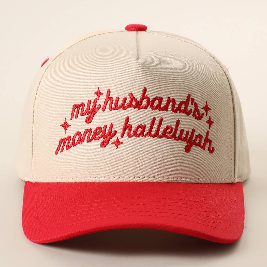 My Husband's Money Hallelujah Trucker Hat