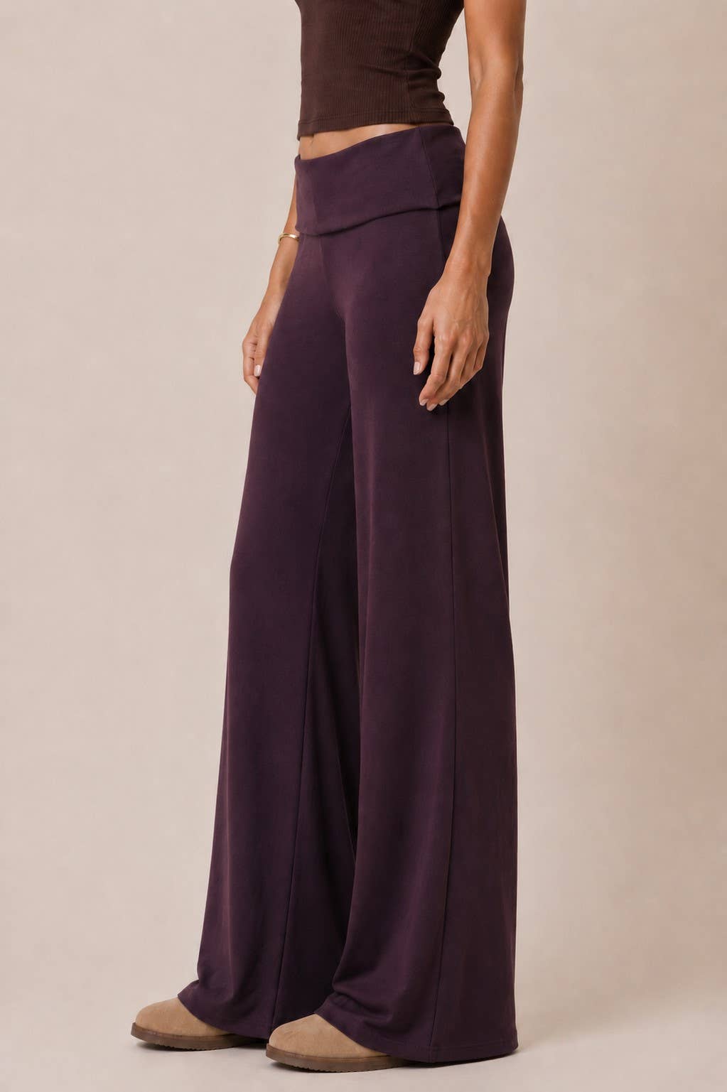 Buttery Wide Leg Fold Over Lounge Pants