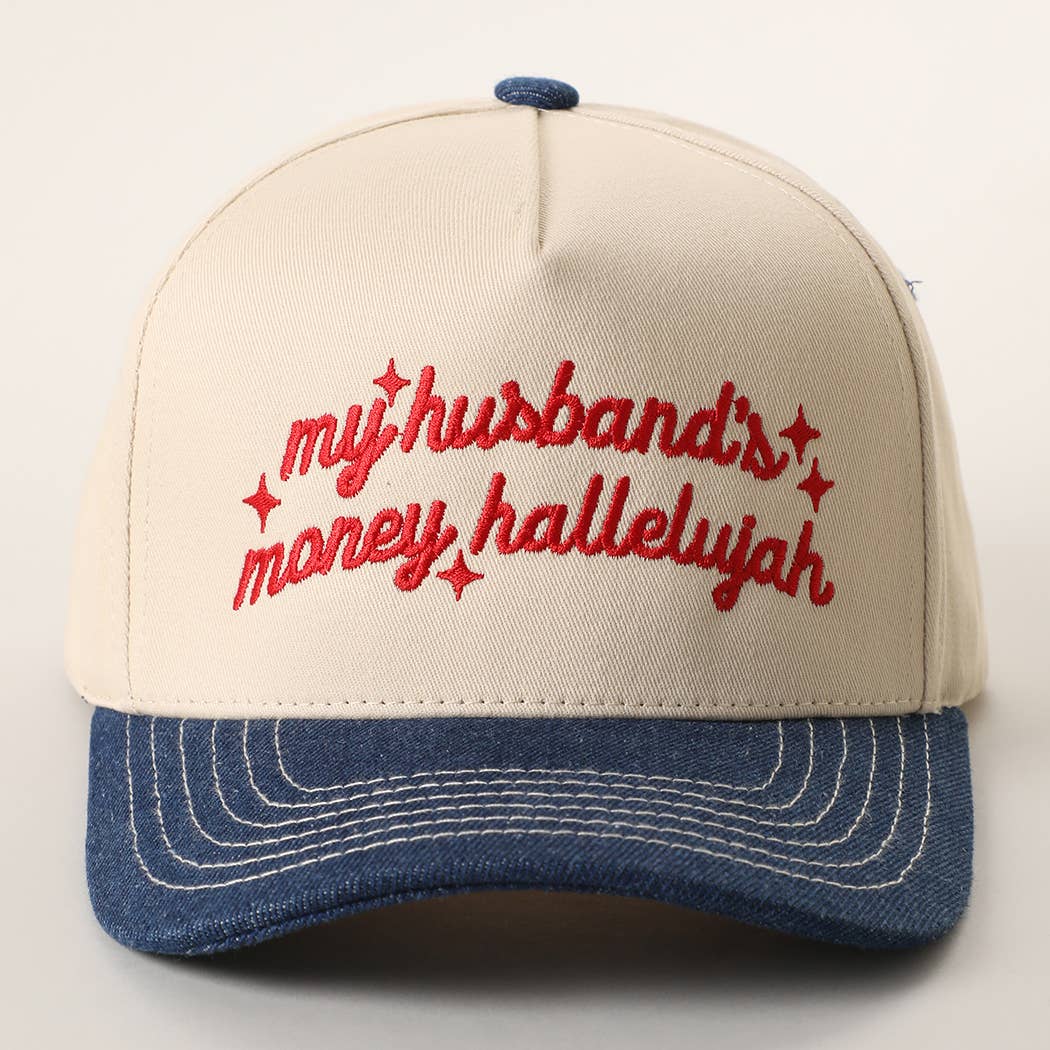 My Husband's Money Hallelujah Trucker Hat