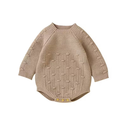 Eloise Knitted Bubble Romper RTS