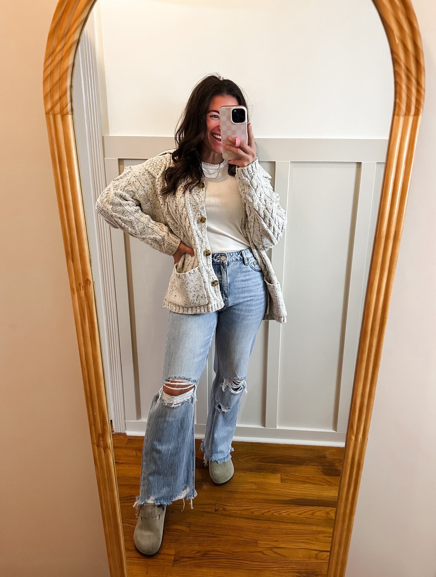 RESTOCK 90'S Vintage Super High Rise Flare Jeans - Vervet