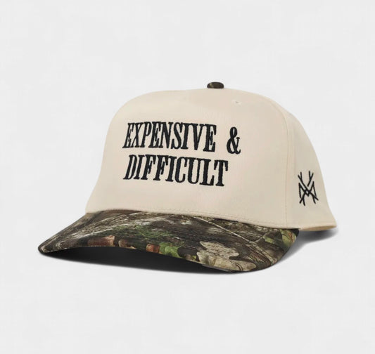 Expensive & Difficult Hat Retro Mossy Oak