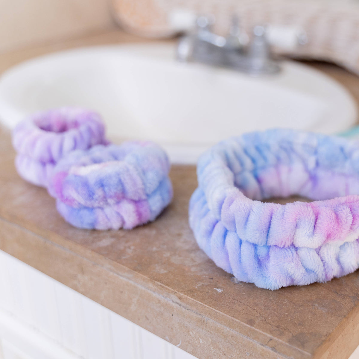 Self Care Spa Headband & Wristband Set
