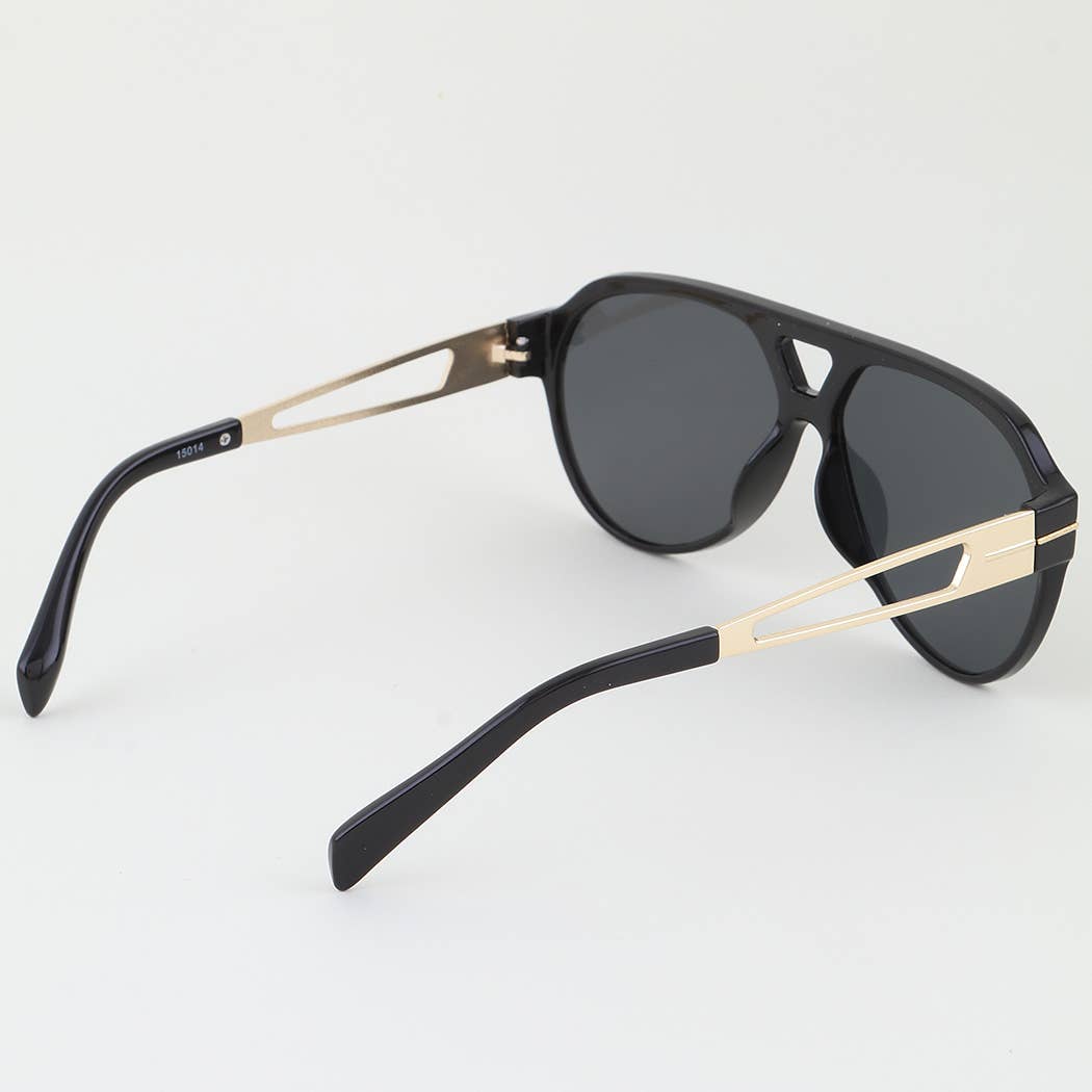 Chic Open Frame Aviator Sunglasses Sunnies Women’s