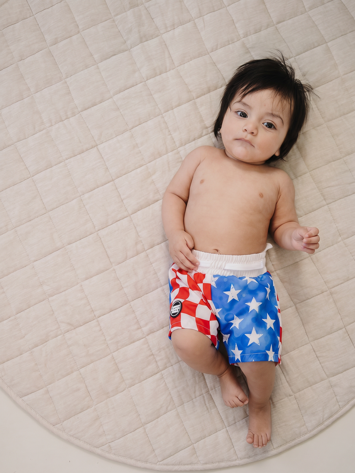 4th of July Patriotic Swim Trunks